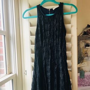 dark navy sparkly dress with tight fit